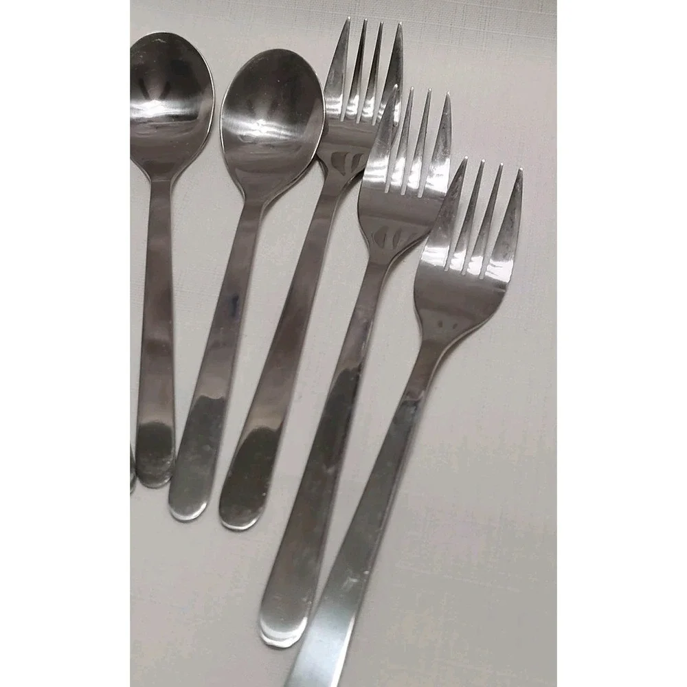 IKEA Stainless Steel Flatware 3 Forks & 4 Spoons 6